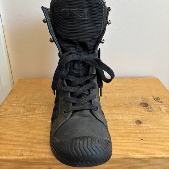 Aldo canvas combat boots - Picture 2 of 5